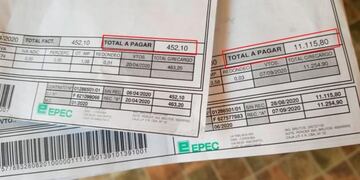 Miles de usuarios cordobeses recibieron facturas exageradas de luz\u002E