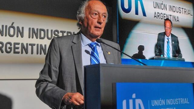 El presidente de la UIA Miguel Acevedo\u002E