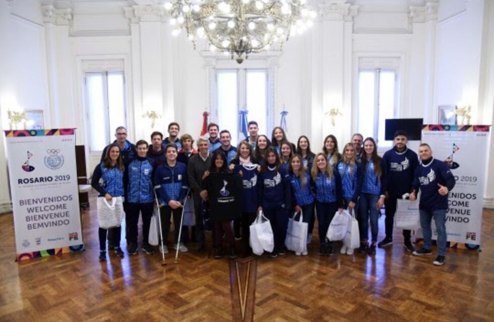 Distinguieron a atletas rosarinos que participaron de los Juegos Suramericanos en Bolivia