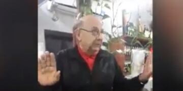 Anciano escrachado en Villa de Merlo, San Luis\u002E