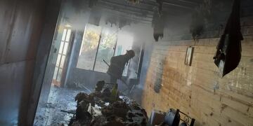 Incendio en Pocito\u002E