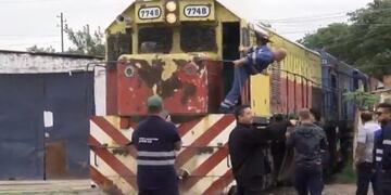 Descarriló un tren en zona oeste y casi provoca una tragedia