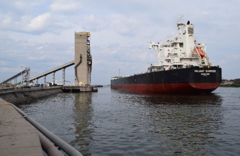 El maíz protagoniza la exportación de Puerto Quequén