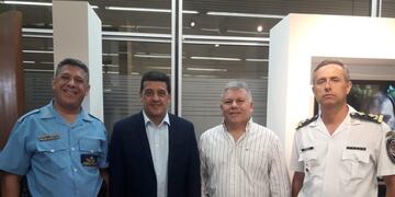 Gustavo Benedetti se reunió con autoridades del gobierno de Cordoba y autoridades policiales