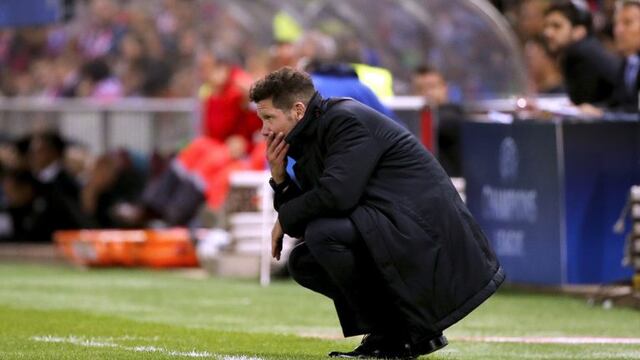 GRA764. MADRID, 10/05/2017.- El entrenador del Atlu00e9tico de Madrid, el argentino Diego Simeone, durante el partido frente al Real Madrid de vuelta de semifinales de la Liga de Campeones que se juega hoy en el estadio Vicente Calderu00f3n, en Madrid. EFE/JuanJo Martu00edn