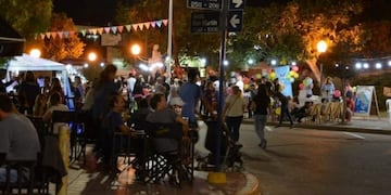 La gente disfrutó de la \