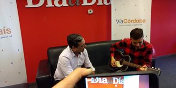 David Bolzoni pasó por el Facebook Live de Vía Córdoba en la previa de su show en el Quality\u002E