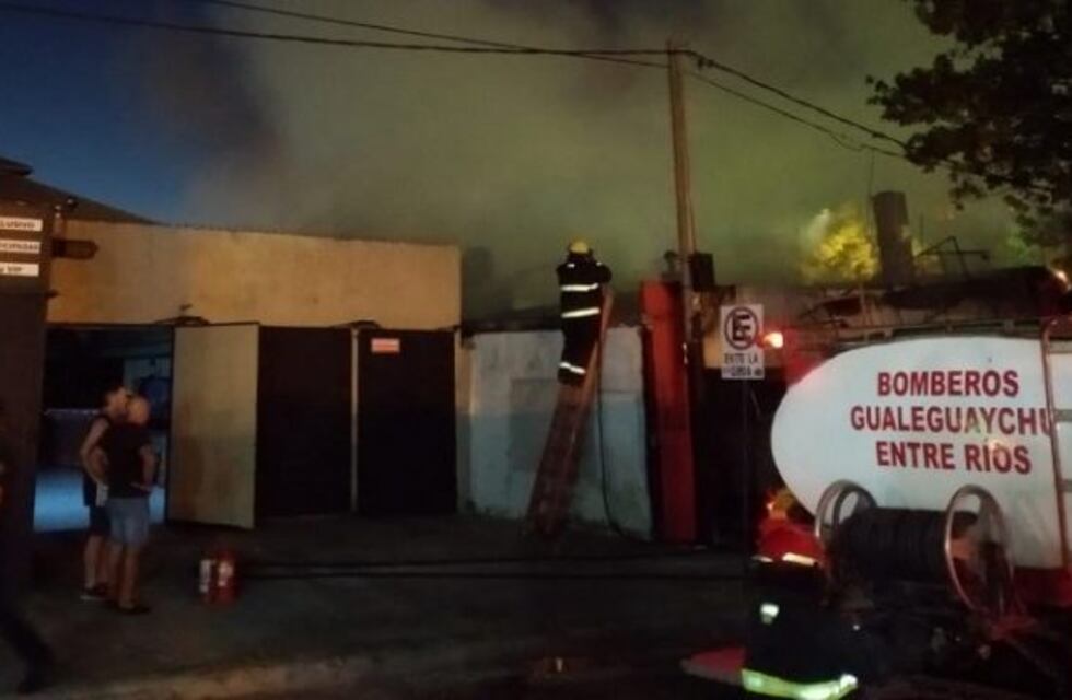 Se incendió un pub en la Costanera de Gualeguaychú
