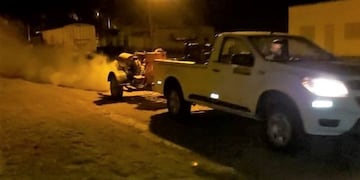 Fumigación en Punta Alta
