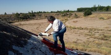 Ramon pinta las paredes