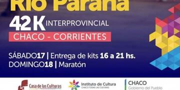 Maratón Río Paraná 2019: entrega de kits y charlas deportivas\u002E (Web)