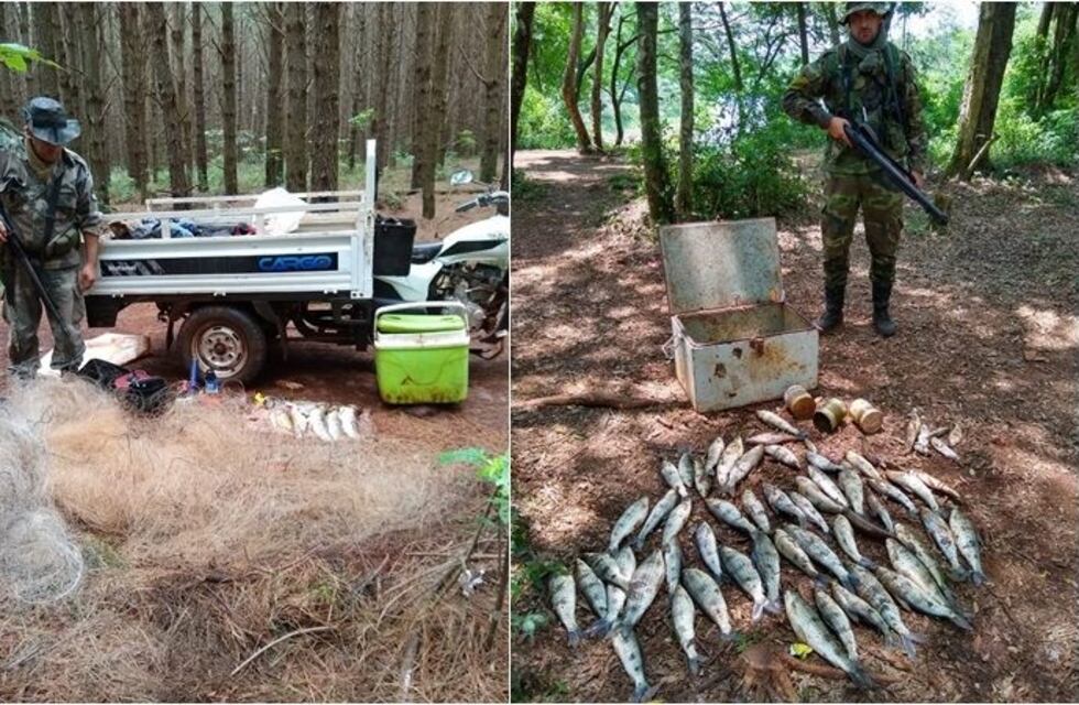 Pese a la restricción por veda, pescaban en el Lago Uruguaí y el Parque Esperanza