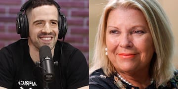 Intercambio de elogios entre Cirio y Carrió