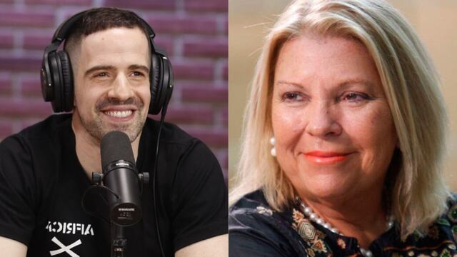 Intercambio de elogios entre Cirio y Carrió