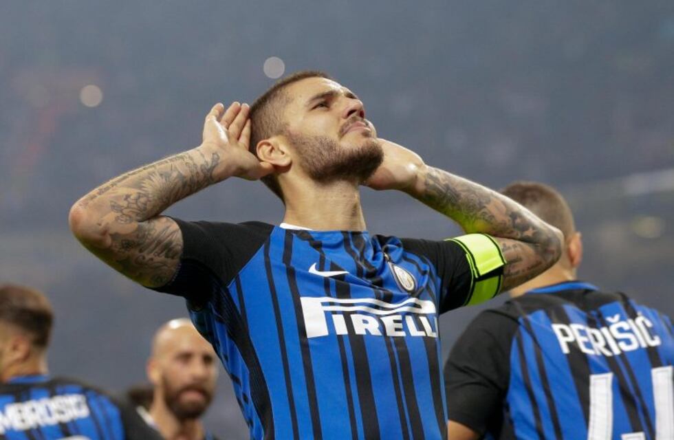 Icardi, a los huevazos en el entrenamiento del Inter por el cumpleaños de un compañero