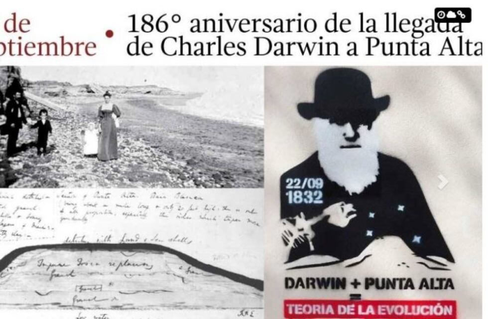 186 años de la llegada de Charles Darwin a Punta Alta