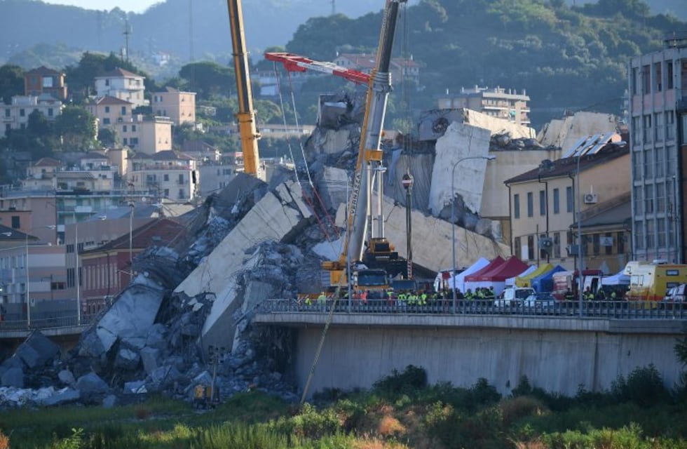 Ascienden a 39 los muertos por el derrumbe del puente en Génova, entre ellos tres niños