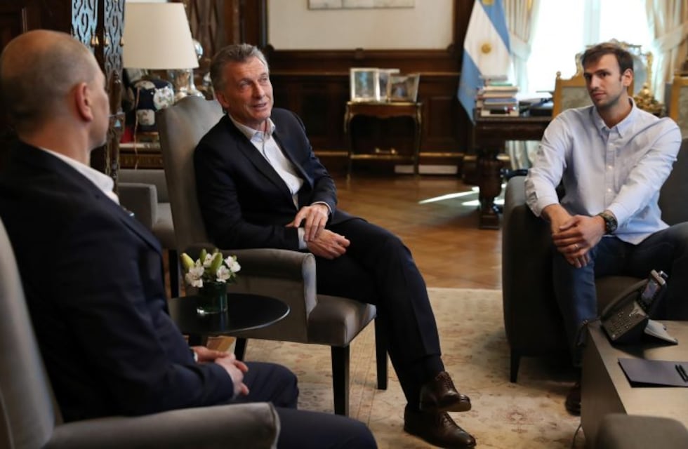 Mauricio Macri recibió a integrantes de la Selección de básquet