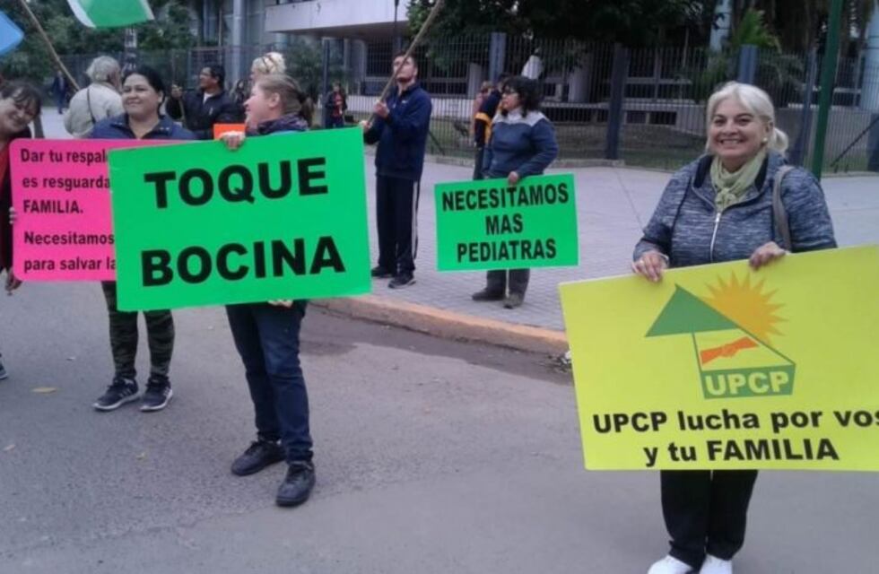 UPCP se manifiesta en el centro de Resistencia