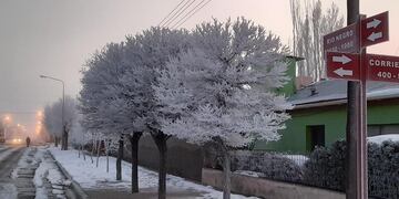 Los Menucos registró temperaturas de hasta 10 grados bajo cero