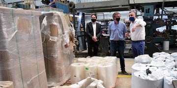 Reunión de producción Larroque\u002E\nCrédito: Ministerio de Producción