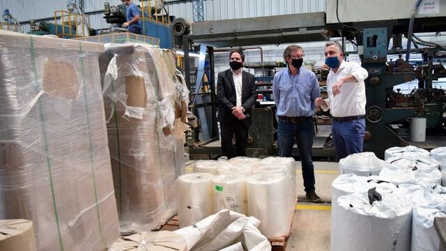 Reunión de producción Larroque\u002E\nCrédito: Ministerio de Producción