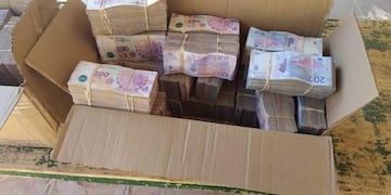 GN halló siete millones de pesos en un camión\u002E en Jujuy