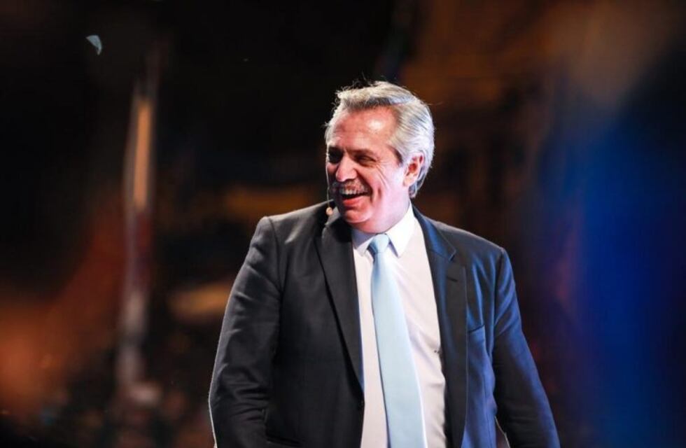 El problema bucal que tuvo Alberto Fernández en su acto en Rosario