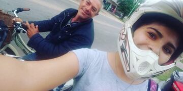 La joven cuenta que, \