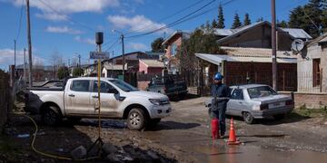 Habilitaron la red de gas para 20 familias del barrio Argentino\u002E Foto: Marcelo Martinez\u002E