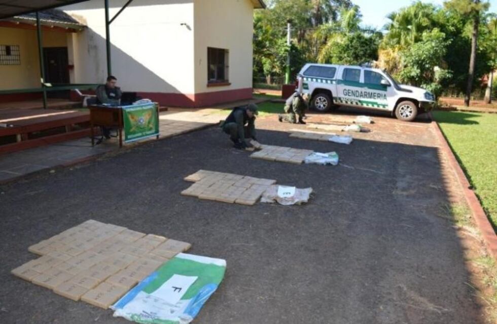 Colonia Mado: Gendarmería Nacional incautó 270 kilos de marihuana