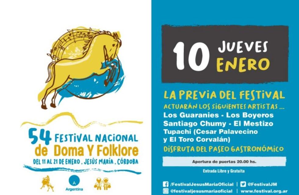 Para agendar: las noches de Jesús María están aquí