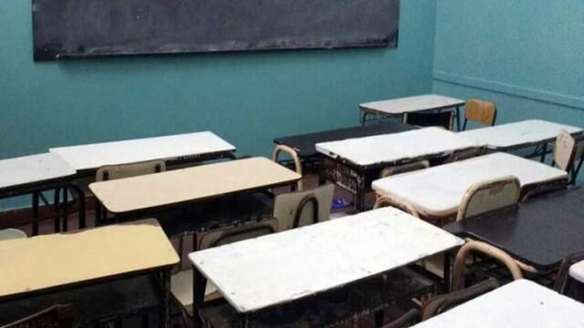 Aulas vacías, en Córdoba.