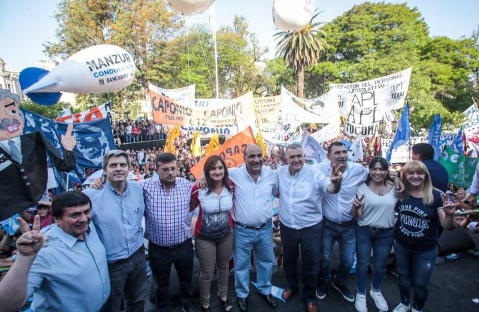 Manzur: pidió apoyo "desde Tucumán para cerrar definitivamente la grieta que hay en la Argentina"