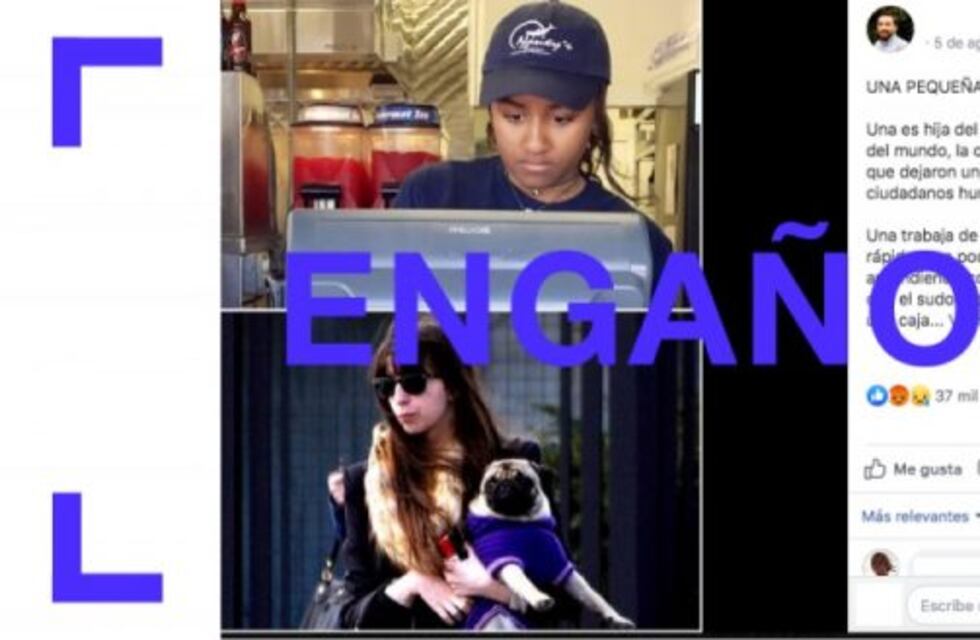 Florencia Kirchner y Sasha Obama: verdades y falsedades del posteo viral que las compara