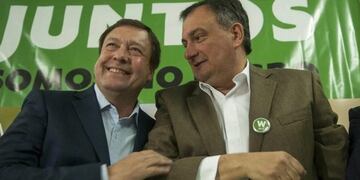 Weretilneck y Gennuso (Foto: Clarín)\u002E