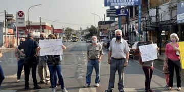 Antena en Posadas protesta