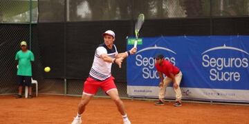 El armstronense consiguió superar los octavos de final tras casi dos horas y media de juego\u002E (Prensa Copa American Express)