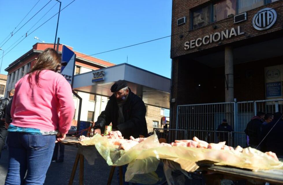 Paro de UTA: choferes llevaron a cabo un olla popular en reclamo