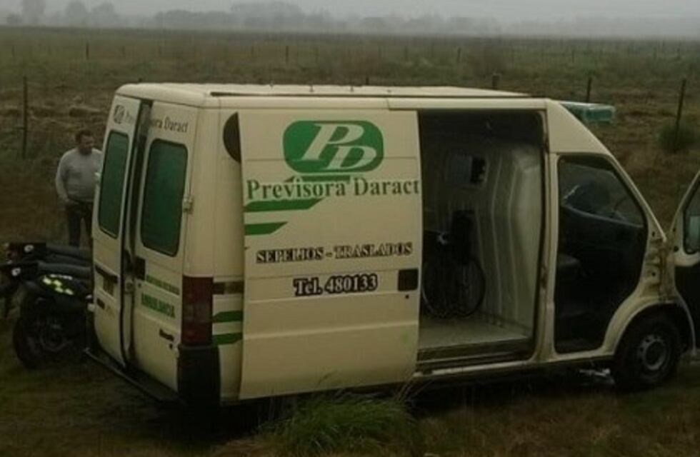 Robó una ambulancia, escapó y lo atraparon en Villa Mercedes
