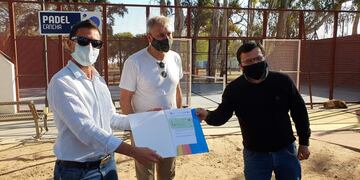 Entrega de subsidios a clubes de Marull por parte de la Agencia Córdoba Deportes (Vía Ansenuza)