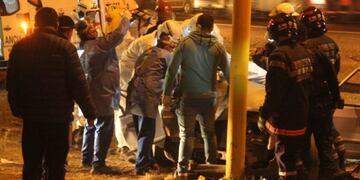 Trágico accidente en el Acceso Sur Mendoza