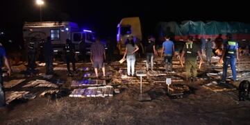 Decomisaron un camión con una tonelada y media de marihuana en San Luis\u002E Foto: El Diario de la República\u002E