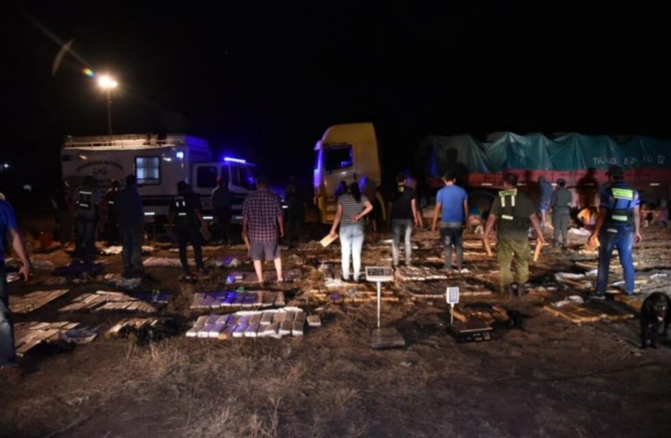 Decomisaron una tonelada y media de marihuana en San Luis y hay más de diez detenidos