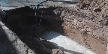 La Calera: Acueducto afectado por la rotura\u002E