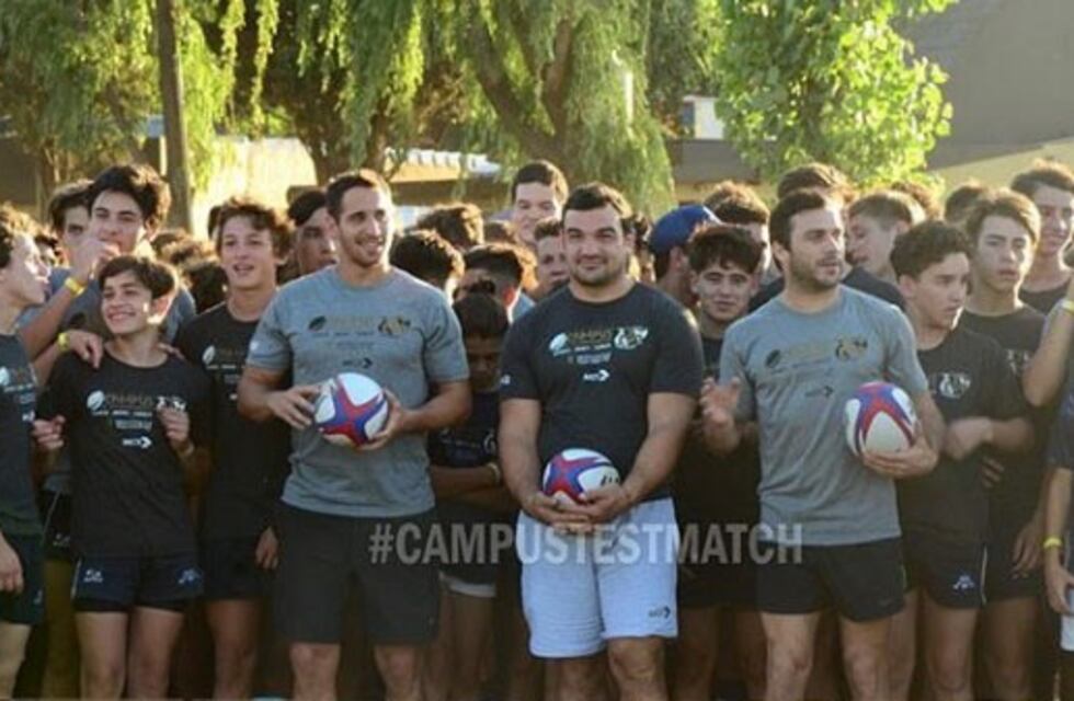 Tres Pumas y una jornada inolvidable para más de 300 jóvenes en Carlos Paz