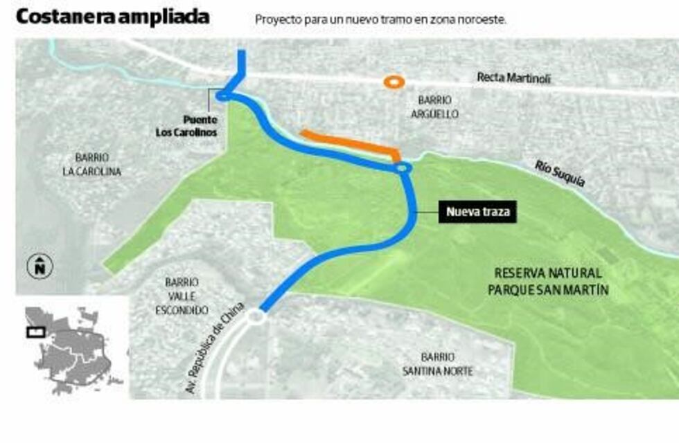 Vecinos preocupados por la ampliación de la Costanera Noroeste