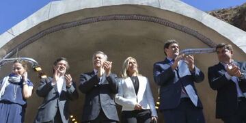Inauguración Tunel Potrerillos