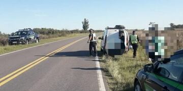 Operativo en el que detuvieron a los rafaelinos transportando aves de forma ilegal