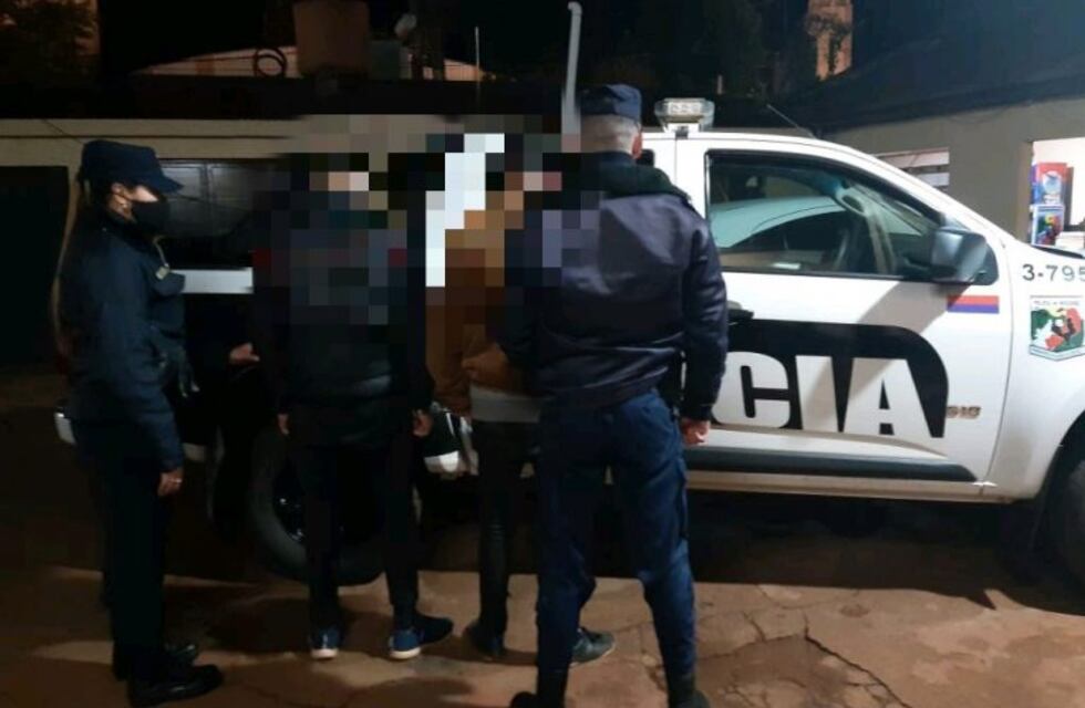 Sorprendieron a dos ladrones dentro de una casa tras violentar un portón